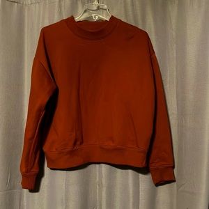 A new day sweatshirt, large, Rust